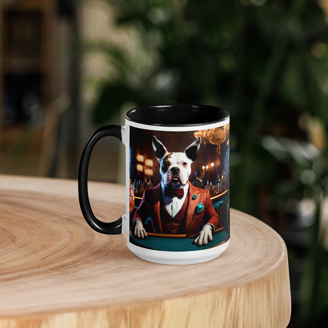 Catahoula Bulldog General- Mug with Color Inside v12