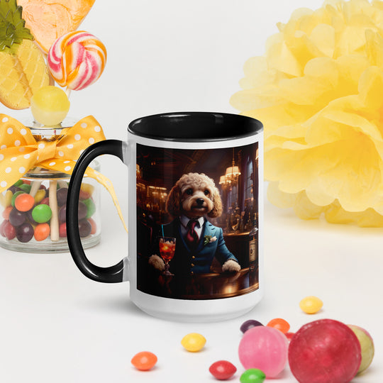 Cavapoo General- Mug with Color Inside v4