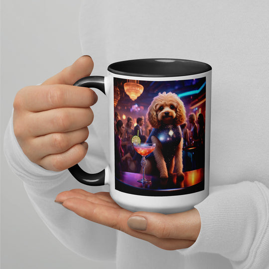 Cavapoo General- Mug with Color Inside v11`