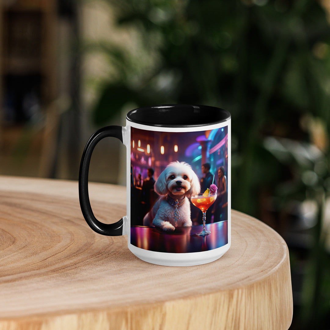 Cavapoo General- Mug with Color Inside v12