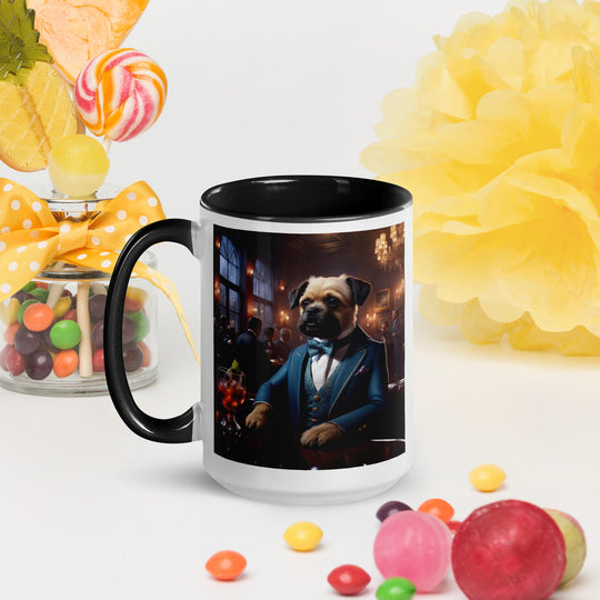 Cavapoo General- Mug with Color Inside v16