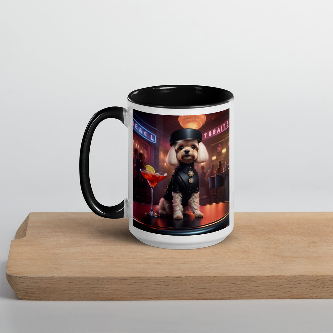 Cavapoo General- Mug with Color Inside v27