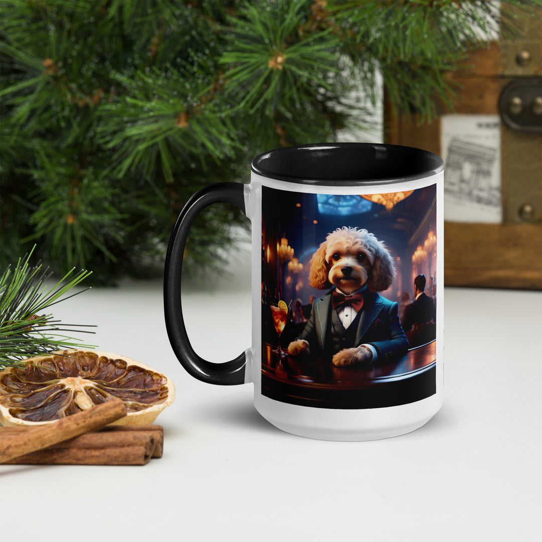 Cavapoo General- Mug with Color Inside v31