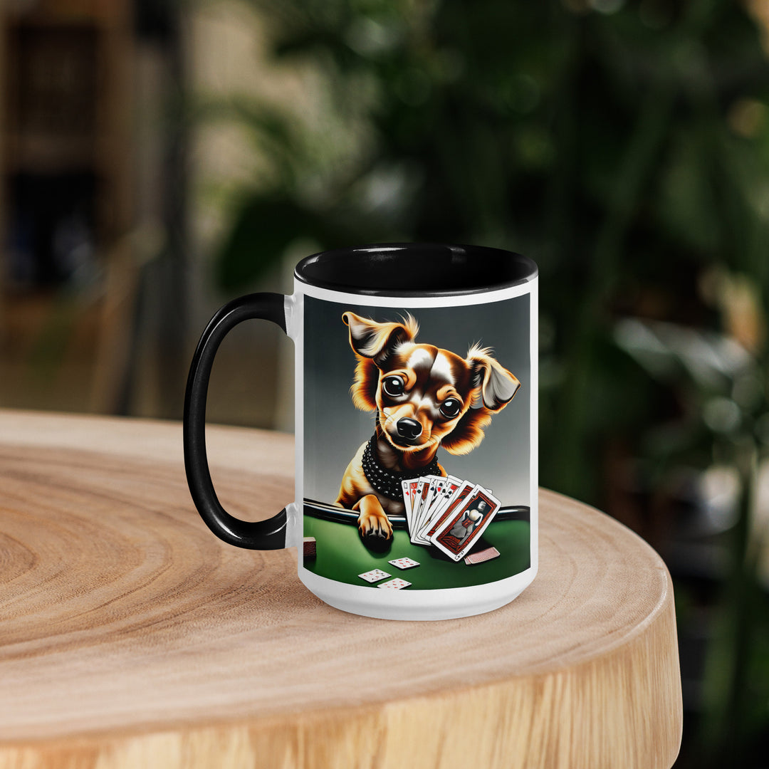 Chiweenie General- Mug with Color Inside v11