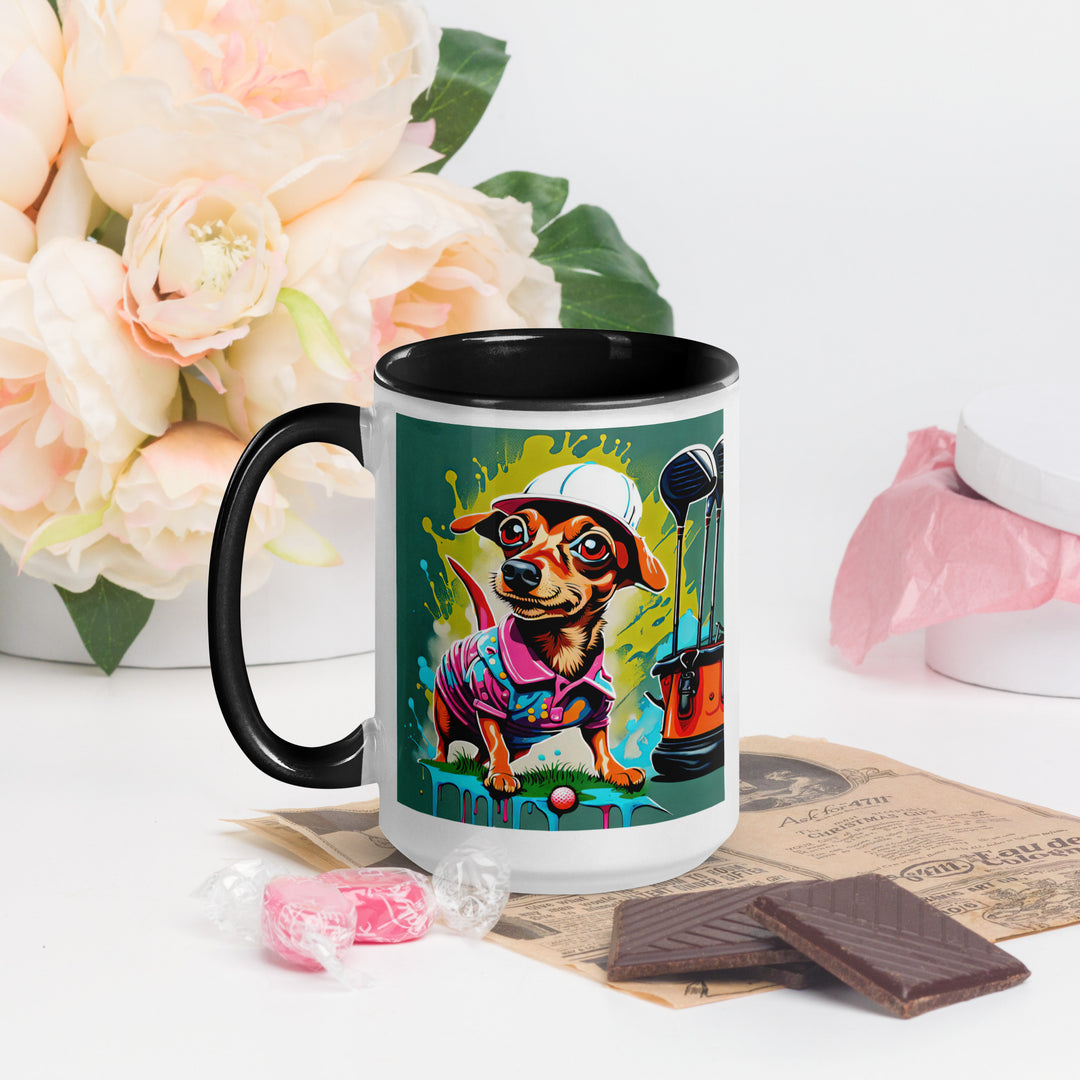 Chiweenie General- Mug with Color Inside v12