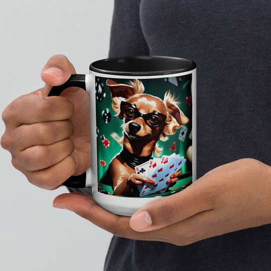 Chiweenie General- Mug with Color Inside v15