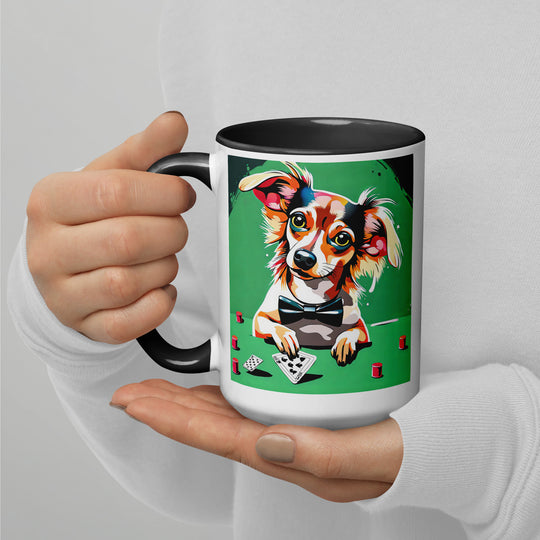 Chiweenie General- Mug with Color Inside v17