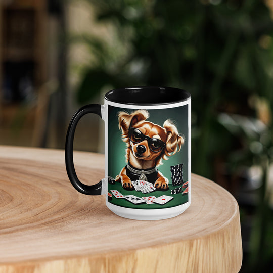 Chiweenie General- Mug with Color Inside v19