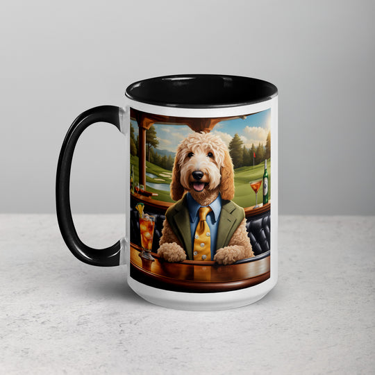 Goldendoodle- Mug with Color Inside v4