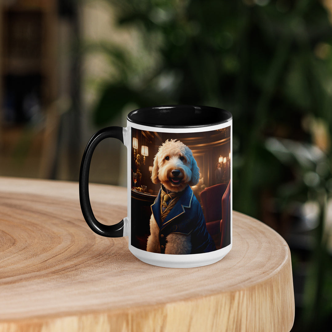 Goldendoodle- Mug with Color Inside v5