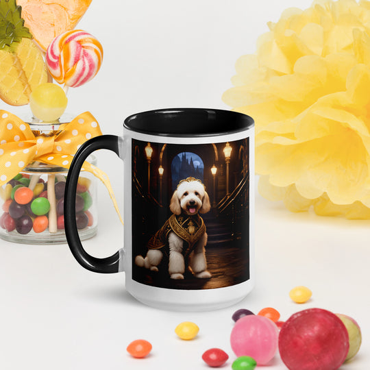 Goldendoodle- Mug with Color Inside v7