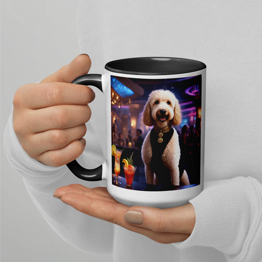 Goldendoodle- Mug with Color Inside v14