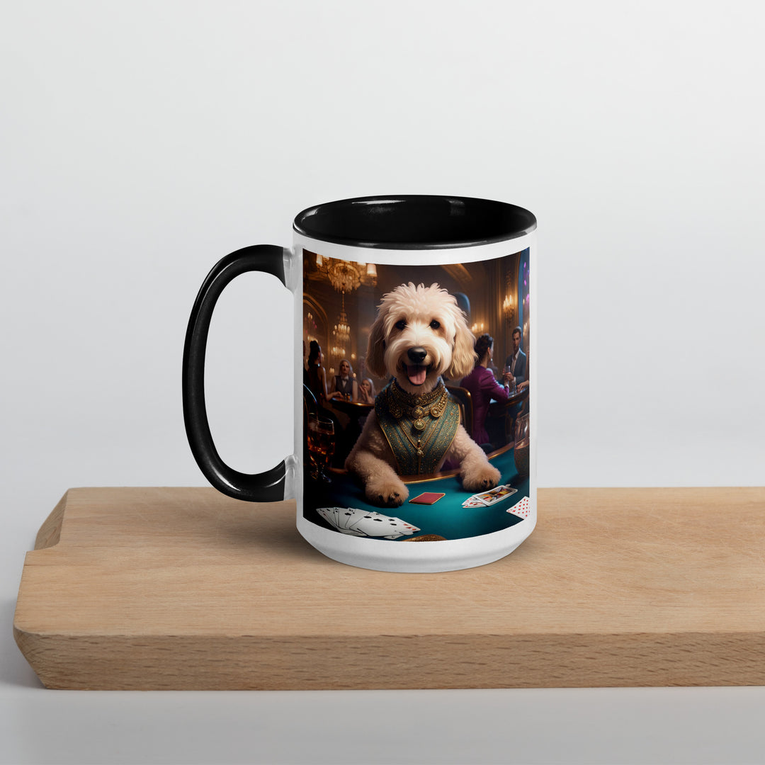 Goldendoodle- Mug with Color Inside v18