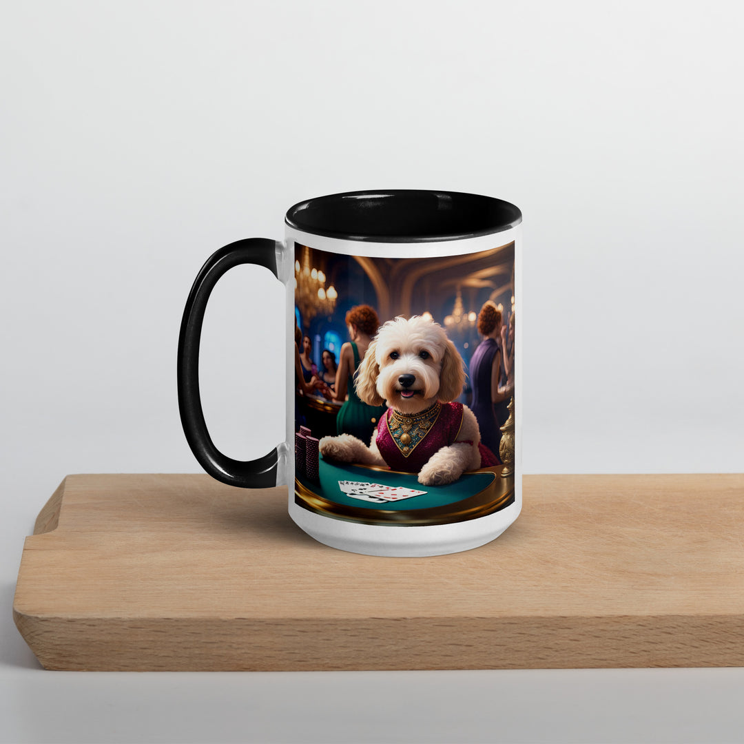 Goldendoodle- Mug with Color Inside v20