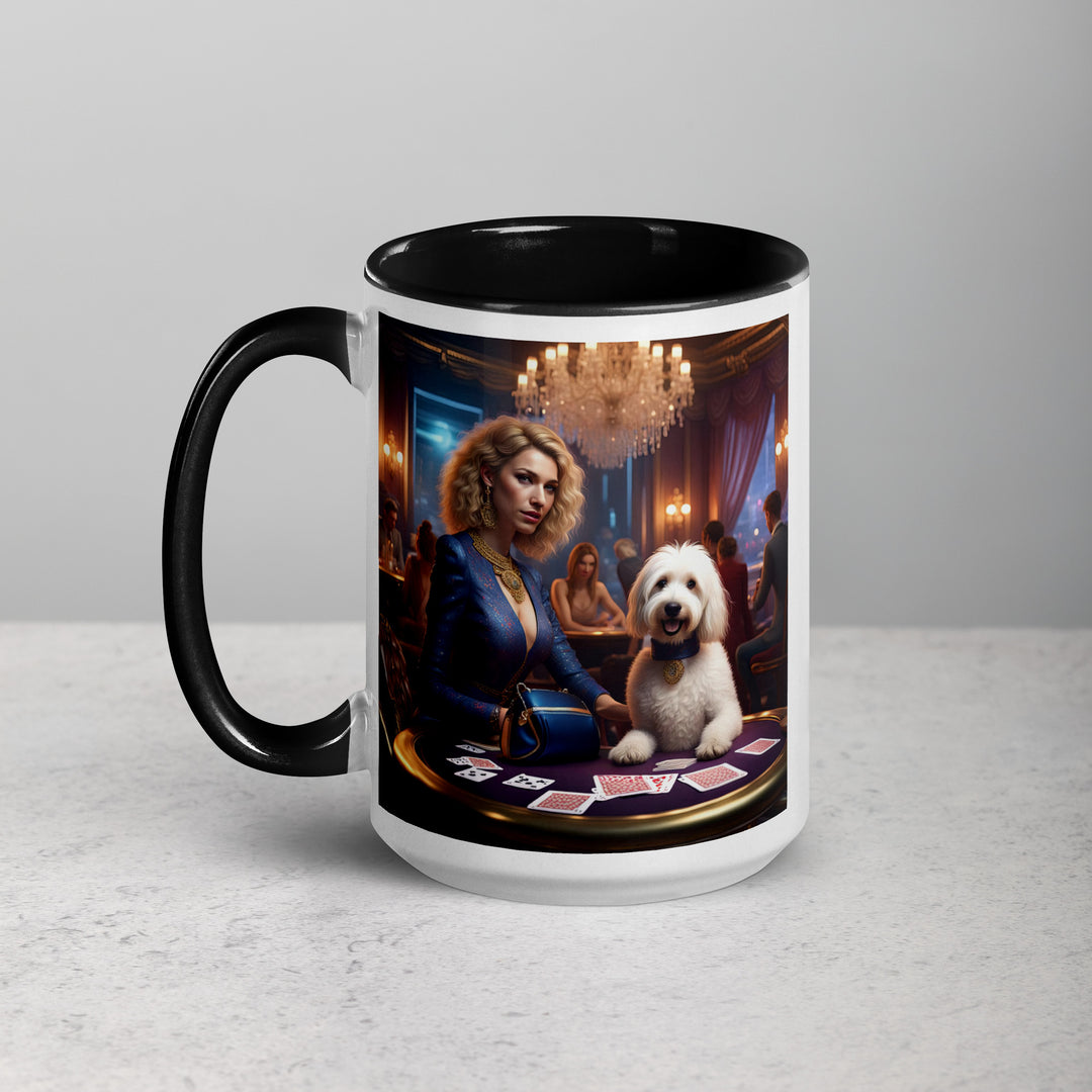 Goldendoodle- Mug with Color Inside v22