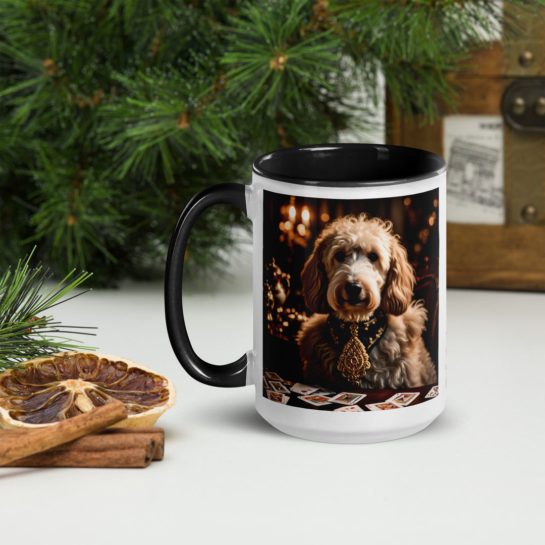 Goldendoodle- Mug with Color Inside v23