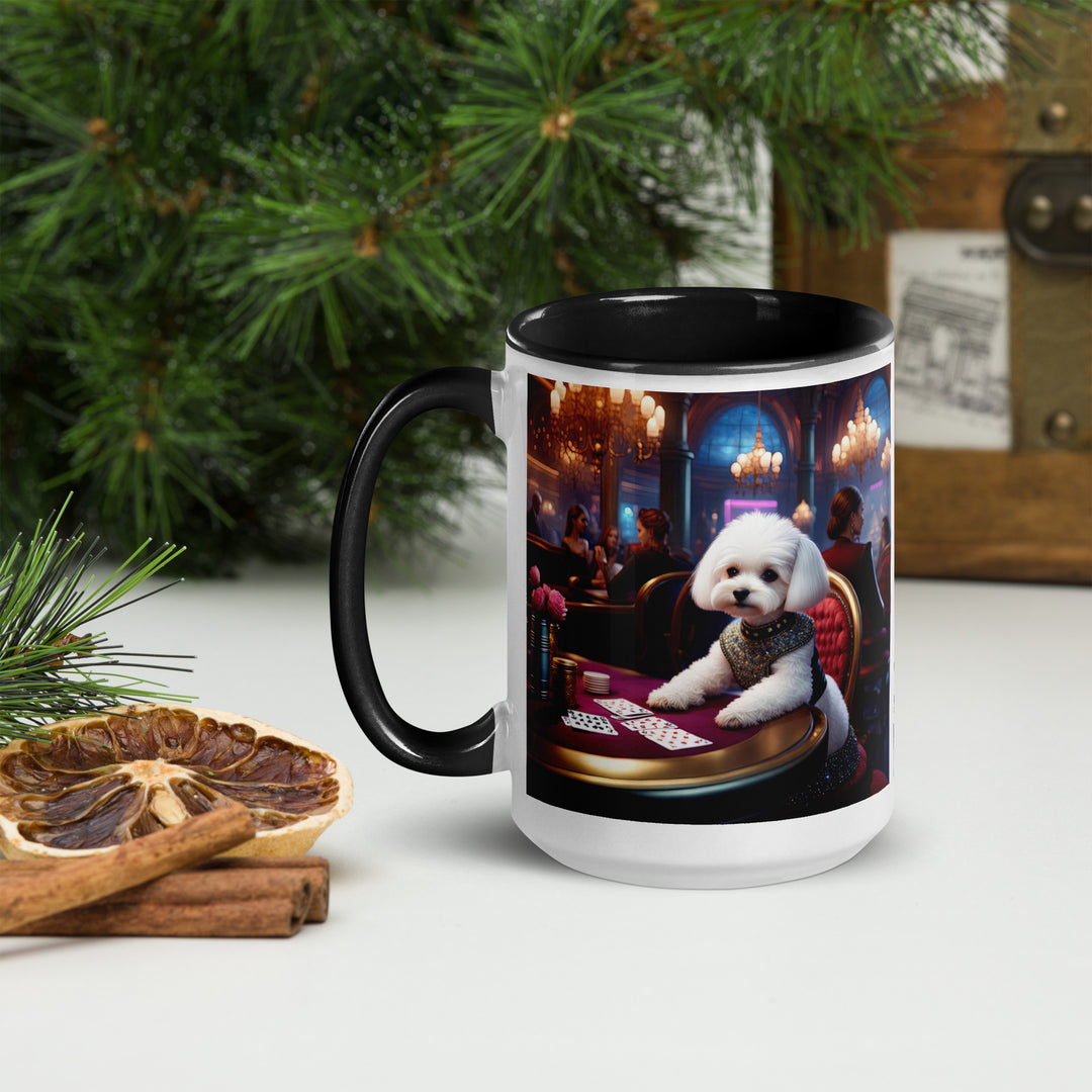 Maltipoo General- Mug with Color Inside v9