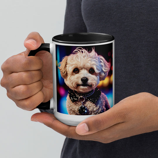 Maltipoo General- Mug with Color Inside v11