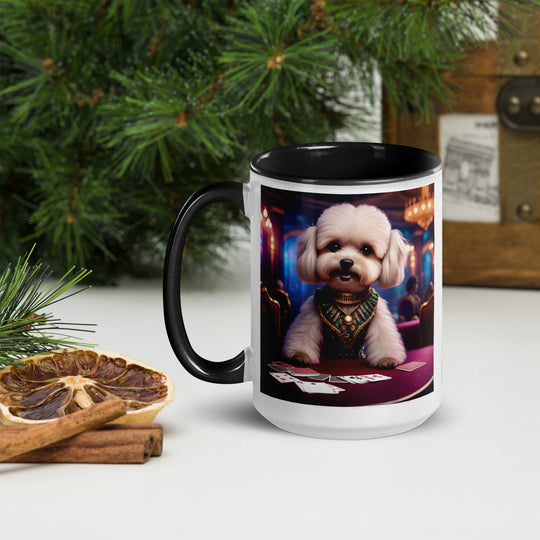 Maltipoo General- Mug with Color Inside v13