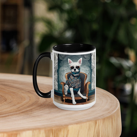 Pekapoo General- Mug with Color Inside v8