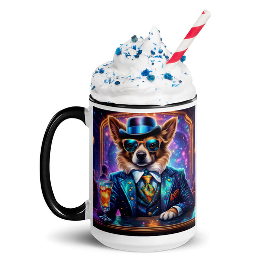 Pekapoo General- Mug with Color Inside v11