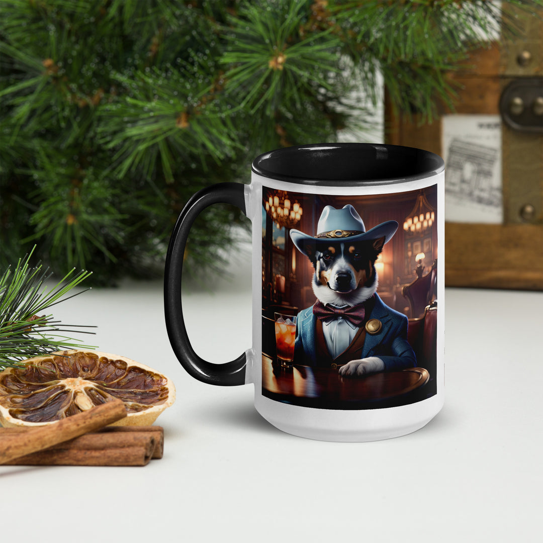 Texas Heeler General- Mug with Color Inside v2