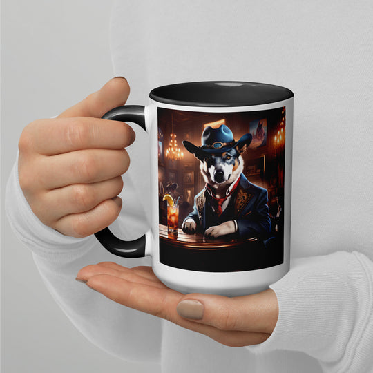 Texas Heeler General- Mug with Color Inside v3