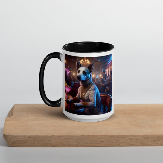 Texas Heeler General- Mug with Color Inside v5