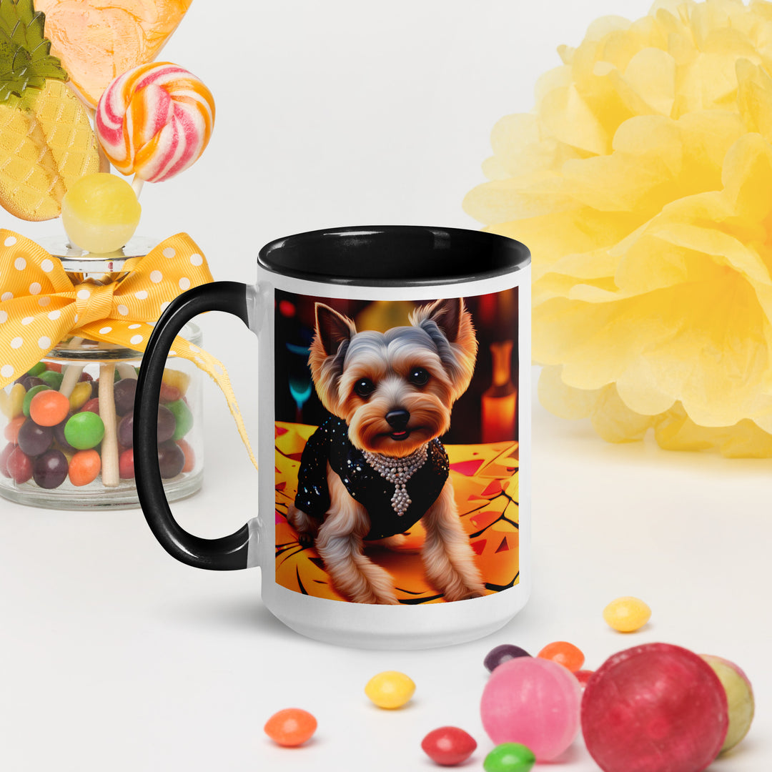 Yorkipoo General- Mug with Color Inside v6