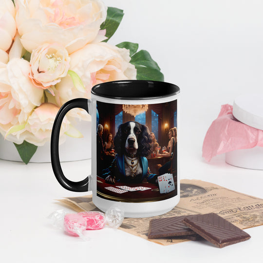 Sprocker Spaniel General- Mug with Color Inside v4