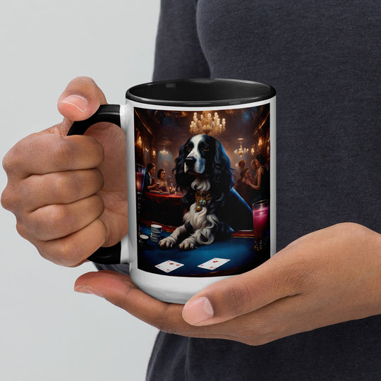 Sprocker Spaniel General- Mug with Color Inside v9