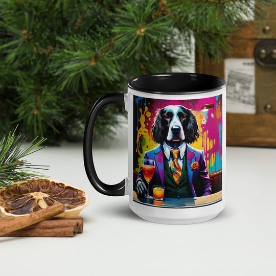 Sprocker Spaniel General- Mug with Color Inside v13