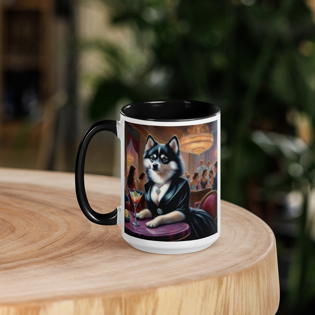 Pomsky General- Mug with Color Inside v5