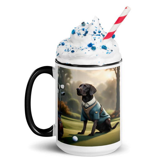 Springador Golfer- Mug with Color Inside v4