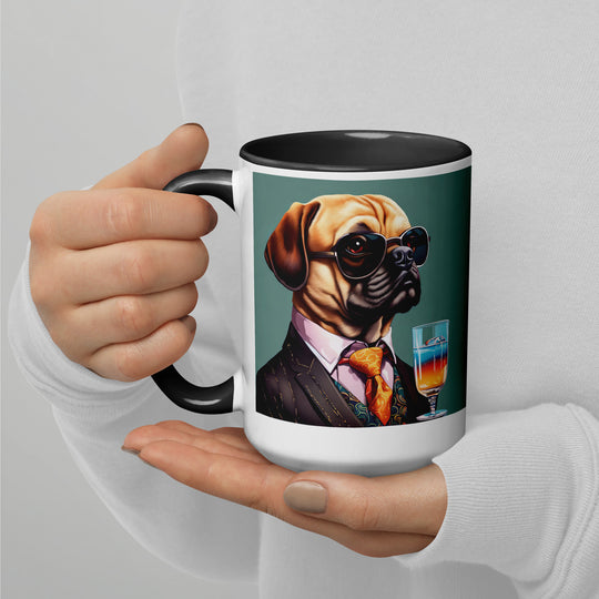 Puggle General- Mug with Color Inside