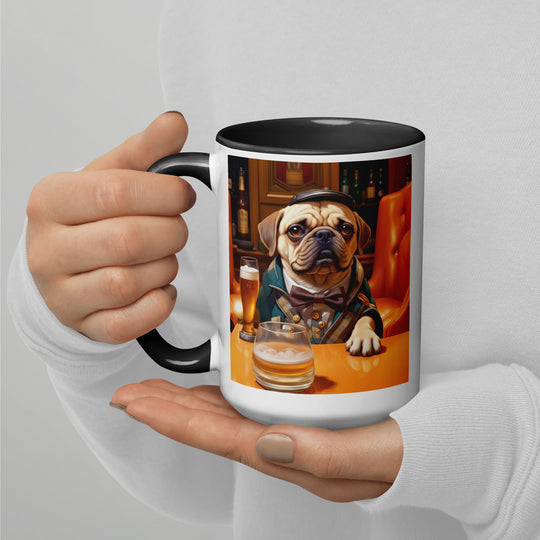 Puggle General- Mug with Color Inside v2