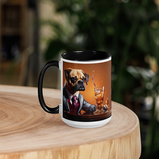 Puggle General- Mug with Color Inside v3