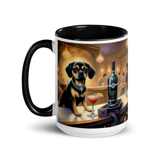 Puggle General- Mug with Color Inside v5