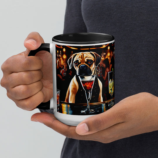 Puggle General- Mug with Color Inside v7