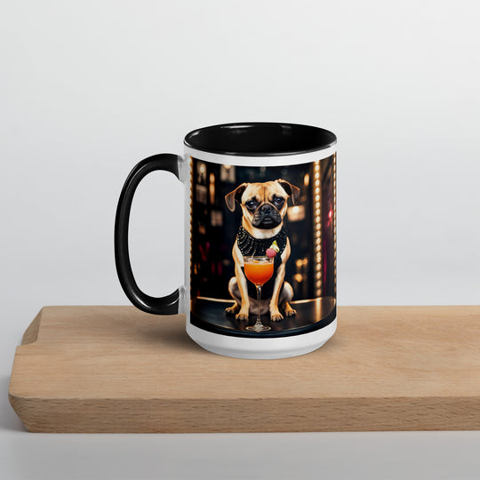 Puggle General- Mug with Color Inside v13