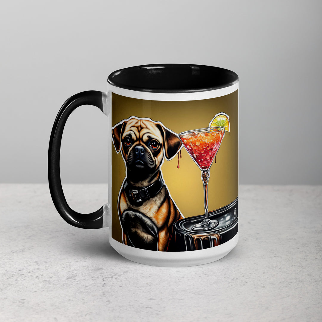 Puggle General- Mug with Color Inside v17