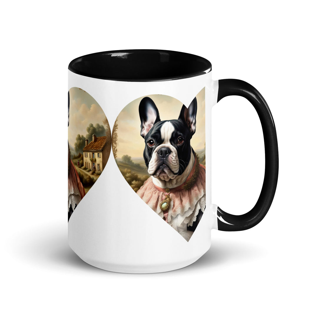 Mug with Color Inside-French Bulldog V6