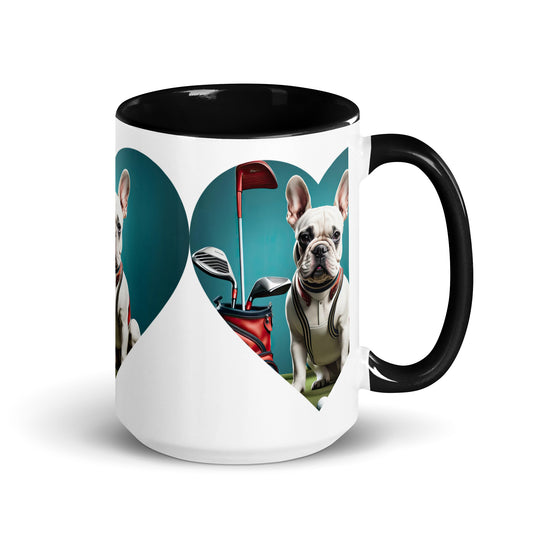 Mug with Color Inside-French Bulldog V7