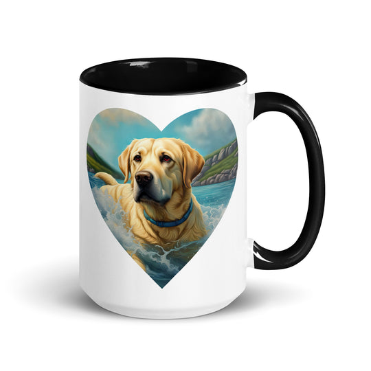 Mug with Color Inside-Labrador Retriever V21