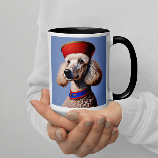 Poodle- Mug with Color Inside v3