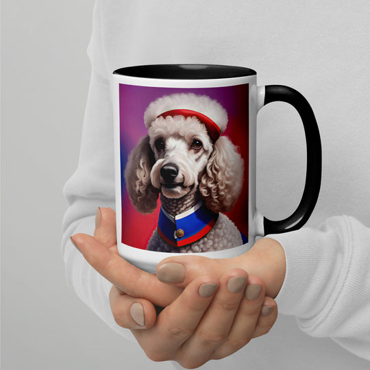 Poodle- Mug with Color Inside v5