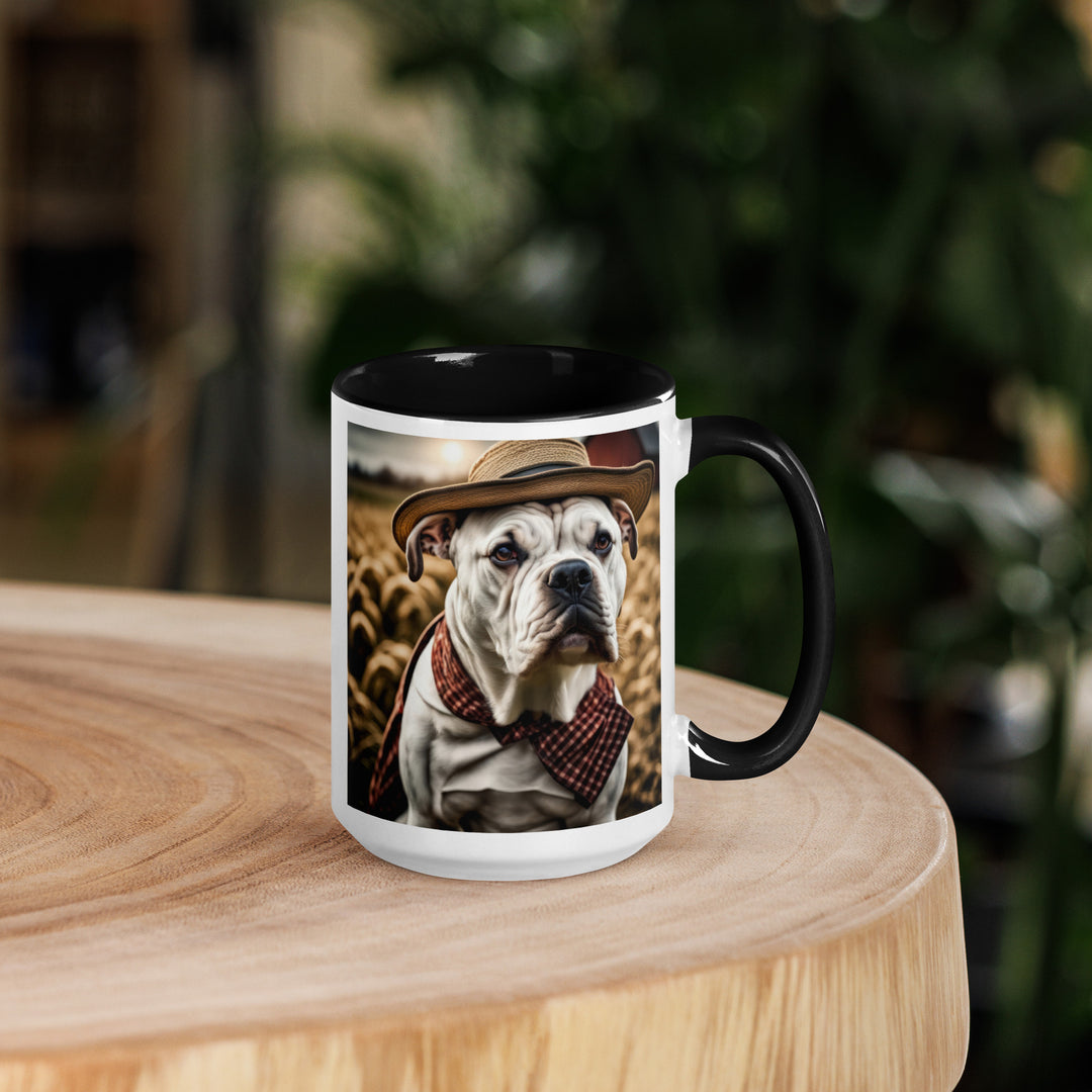 American Bulldog- Mug with Color Inside v3