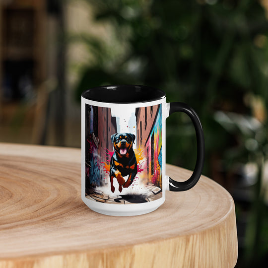 Rottweiler- Mug with Color Inside