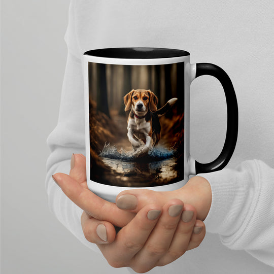 Beagle- Mug with Color Inside v3