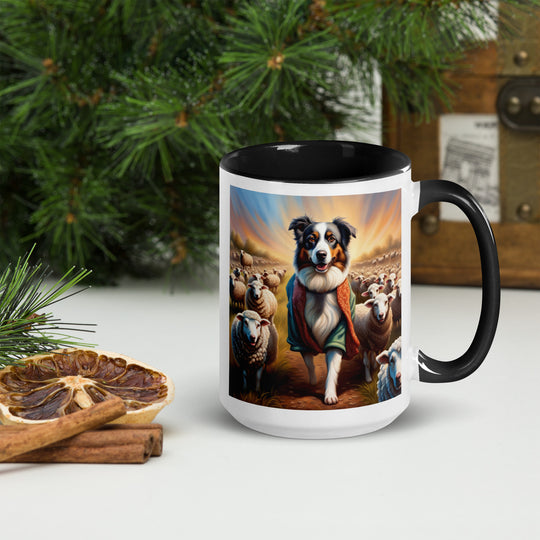 Australian Shepherd- Mug with Color Inside